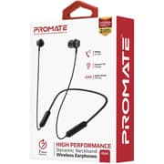 Promate Bali Dynamic Neckband Bluetooth v5.0 Magnetic Closure Secure Fit Headset w/ Built-in MIC 7 Hours Long Playtime - Black product image