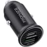 Promate Bullet-PD60 60W USB-C Car Charger Super-Fast Type-C w/ 18W Quick Charge 3.0 USB Port Aluminum Alloy & Over Charging Protection product thumbnail 1