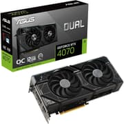 ASUS Dual Nvidia GeForce RTX 4070 12GB GDDR6X OC Edition PCIe 4.0 Gaming Graphics Card product image