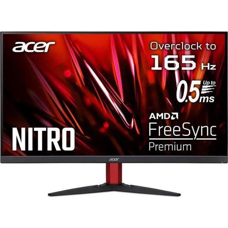 Acer Nitro KG242Y 24” IPS Full HD 165Hz 0.5/2.0ms HDR10 Ultra-Thin Zero-Frame AMD FreeSync 2x HDMI & DP w/ Speakers