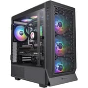 Thermaltake Ceres 500 E-ATX Tempered Glass Side Panel 4x PWM ARGB Fans Rotational PCIe Slots & GPU Holder - Black product image