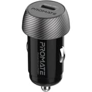 Promate PowerDrive-PD20 Super-Fast USB-C Car Charger Adapter 20W USB-C Power Delivery - Black product image