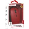 Promate Hover Wireless Mouse 2.4Ghz Ergonomic Precision Tracking Optical Mouse w/ USB Nano Receiver 3 Adjustable Dpi Levels - Red product thumbnail 1