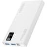 Promate Bolt-10Pro Power Bank 10000mAh Ultra-Slim 10W USB-C Input/Output Dual USB LED Screen Over-Heating Protection - White product thumbnail 1