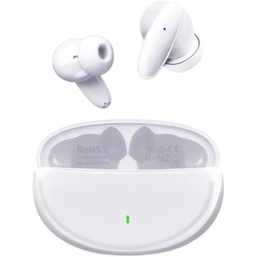 Promate True Wireless Earbuds Bluetooth v5.1 w/ Mic IPX5 Water Resistance 20H Playback Time - White