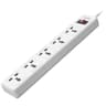 Huntkey SSZ501 Universal Power Strip 5x Outlet AC 220-240V Surge Protector 3M - White product thumbnail 1