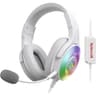 Redragon H350 RGB Wired Gaming Headset, Dynamic RGB Backlight - Stereo Surround-Sound - 50MM Drivers - Detachable Microphone, Over-Ear Headphones Works for PC/PS4/XBOX One/NS , White product thumbnail 1