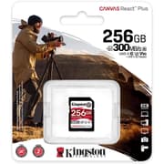 Kingston 256GB SDXC Canvas React Plus V90 300MB/s Read For UHS-II 4K/8K Professional Cinema Cameras product image