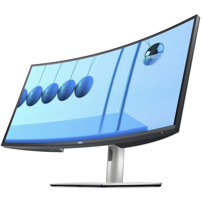 Dell U3421WE 34" UltraSharp IPS Curved Ultrawide Monitor 3K WQHD VESA Mounting Support USB C - Platinum Silver