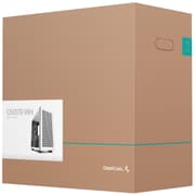 DeepCool CH370 Micro ATX Gaming Computer Case 120mm Rear Fan Ventilated Airflow Design Built-In Headphone Stand - White product image