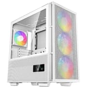 Deepcool CH560 Digital Mid Tower High Air Flow w/ 3x140mm + 1x120mm ARGB Fans Real-time Dual Status Digital Display - White product image