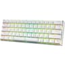 Redragon K630 Dragonborn 60% Wired RGB Gaming Keyboard, 61 Keys Compact Mechanical Keyboard with Linear Red Switch, Pro Driver Support, White product thumbnail 1