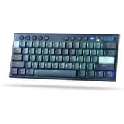 Redragon K632 Blue PRO 60% 3-Mode Connection RGB Mechanical Ultra-Thin Low Profile w/No-Lag Connection Dedicated Media Control - Red Switch product image