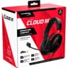 HyperX Cloud III Wired Angled 53mm Drivers DTS Memory Foam Durable Frame Ultra-Clear 10mm Mic USB-C & USB-A 3.5mm For PC, PS5, Xbox Series X|S - Red product thumbnail 1