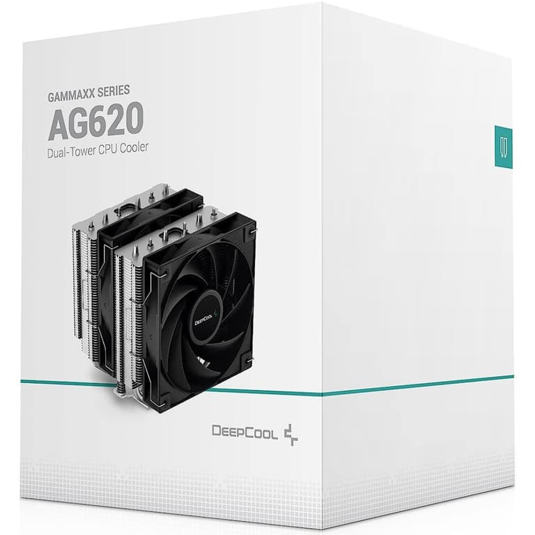 DeepCool GAMMAXX AG620 CPU Air Cooler Mighty 260w TDP 6pcs Copper Heat Pipes ARGB Sync w/120mm PWM Fan