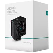 DeepCool AK400 Digital 1850 RPM PWM CPU Air Cooler 4 Heatpipes Chip Cooling Heatsink w/ w/ ARGB LED Strip & Digital Screen Displays product image