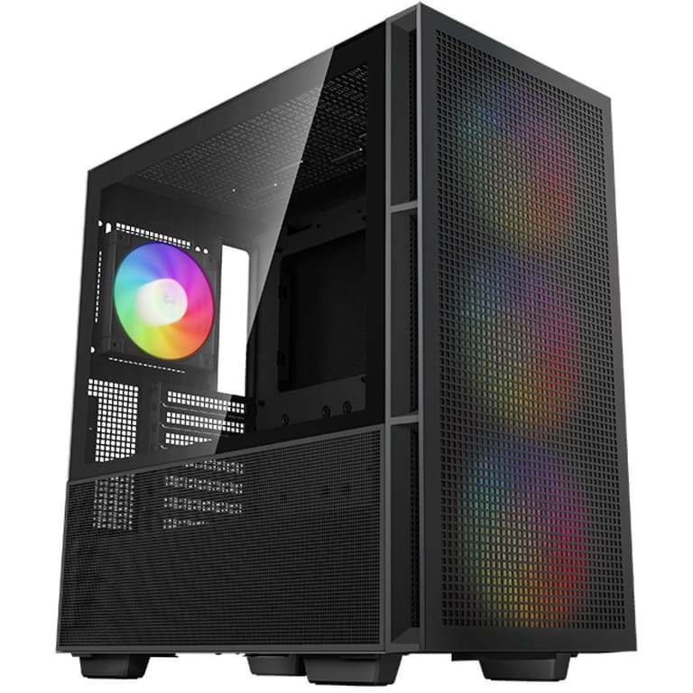 Deepcool CH560 Mid Tower High Air Flow w/ 3x140mm + 1x120mm ARGB Fans - Black