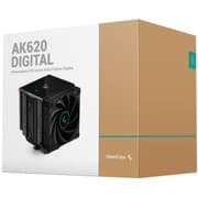 DeepCool AK620 Digital CPU Air Cooler Mighty 260w TDP 6 Copper Heat Pipes Dual-Tower CPU Cooler w/ ARGB LED Strip & Digital Screen Displays product image