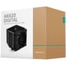 DeepCool AK620 Digital CPU Air Cooler Mighty 260w TDP 6 Copper Heat Pipes Dual-Tower CPU Cooler w/ ARGB LED Strip & Digital Screen Displays product thumbnail 1