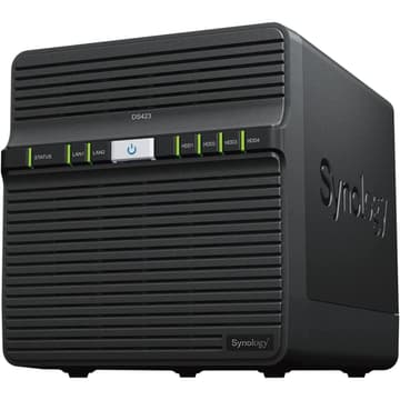 Synology DiskStation DS423 4-Bay Diskless NAS w/ Realtek RTD1619B 4-Core CPU & 2GB DDR4 RAM