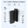 Choetech HUB-M52 15 In 1 Laptop USB C Docking Station Dual Monitor For Notebook , Mobile & Tablet product thumbnail 1