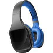 Promate NOVA Wire & Wireless Hi-Fi Stereo w/ MicroSD FM Radio AUX Port Noise Isolation Built-in Mic & On-Ear Control - Blue product image