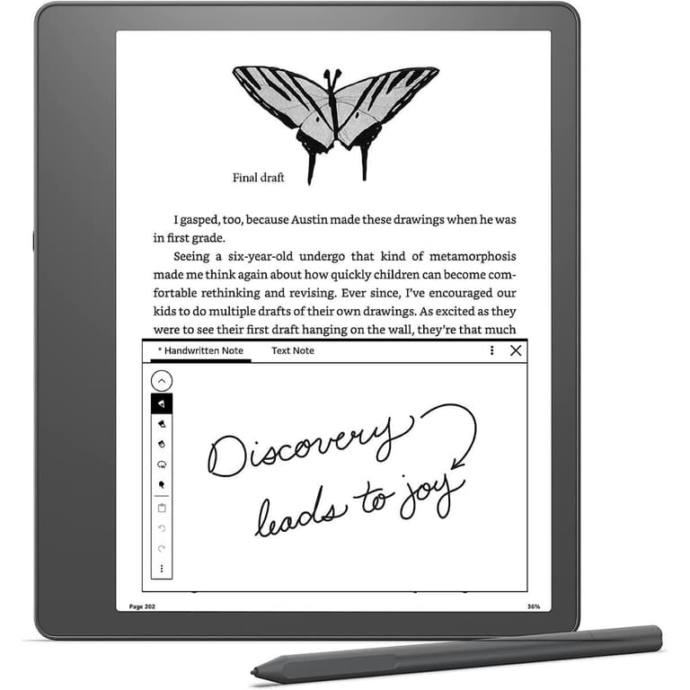 Amazon Kindle Scribe E-Reader NEW (2022) 32GB Storage Reading & Writing w/ 10.2" Display & Premium Pen - Gray
