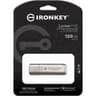 Kingston Ironkey Locker+ 50 128GB Encrypted Flash Drive USB 3.2 XTS-AES Protection Multi-Password Security Options Automatic Cloud Backup Metal Casing product thumbnail 1