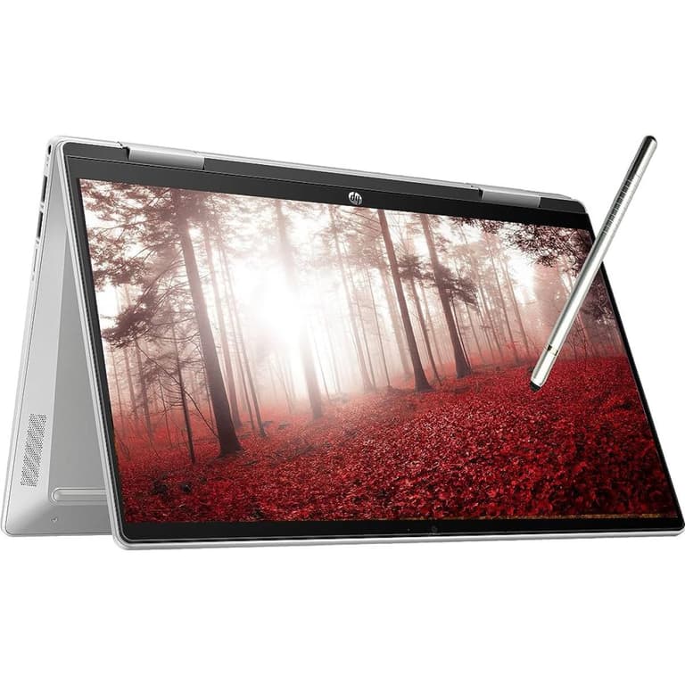 HP Pavilion x360 NEW 14-ek1000ne 13Gen Intel Core i3 6-Cores 2-in-1 Touch Screen - Silver
