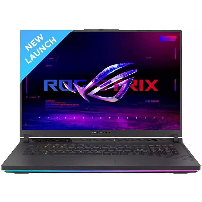 ASUS ROG Strix G18 (2023) G834JY NEW 13Gen Intel Core i9 13980HX 24-Cores w/ RTX 4090 16GB DDR6 & 18" IPS FHD+ 165Hz Display - Gray