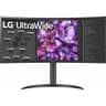 LG 34WQ75C-B 34" IPS Curved UltraWide™ QHD HDR 10 Built-in-KVM-Monitor & Speakers with USB Type-C™ & LAN (RJ-45) - Black product thumbnail 1