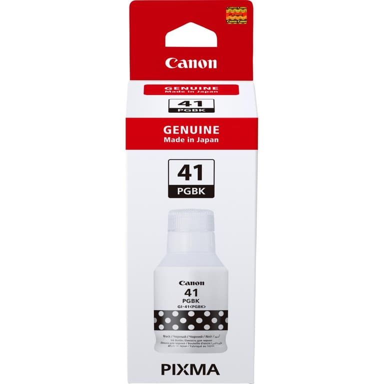 Genuine Canon GI-41 Y Refillable Ink Cartridge for Pixma Ink Printers - Black