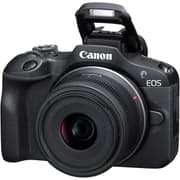 Canon EOS R100 24.1 MP Mirrorless Camera 4K 24p Video with Crop Full HD 60p Wi-Fi Bluetooth w/ RF-S18-45mm F4.5-6.3 Lens product image