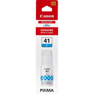 Genuine Canon GI-41 Y Refillable Ink Cartridge for Pixma Ink Printers - Cyan