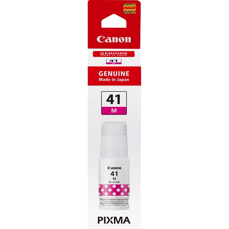 Genuine Canon GI-41 Y Refillable Ink Cartridge for Pixma Ink Printers - Magenta
