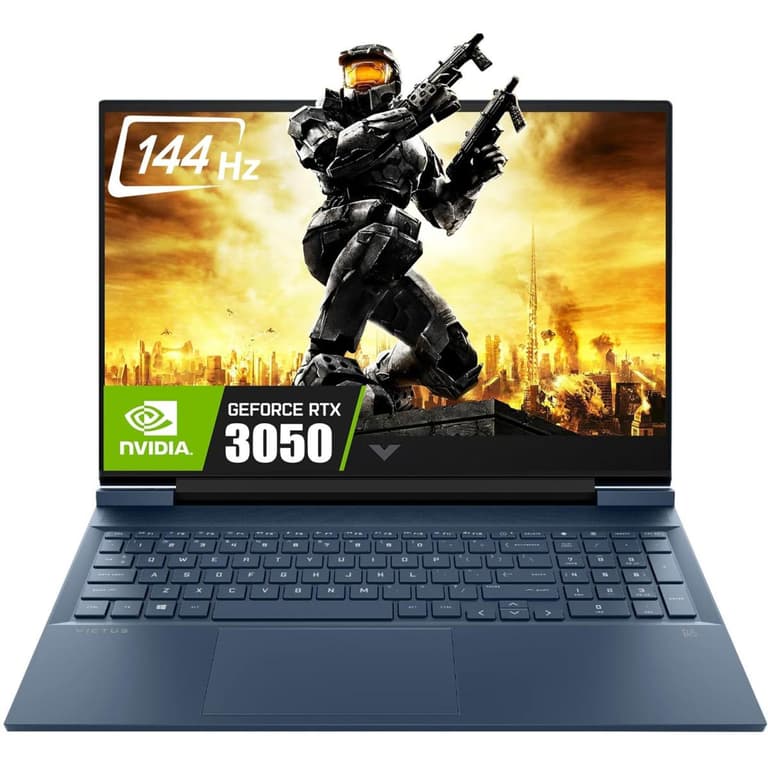 Victus by HP (2023) 15-fa1135ne NEW 13Gen Intel Core i7 14-Cores w/ RTX 3050 6GB & 144Hz Display - Performance Blue
