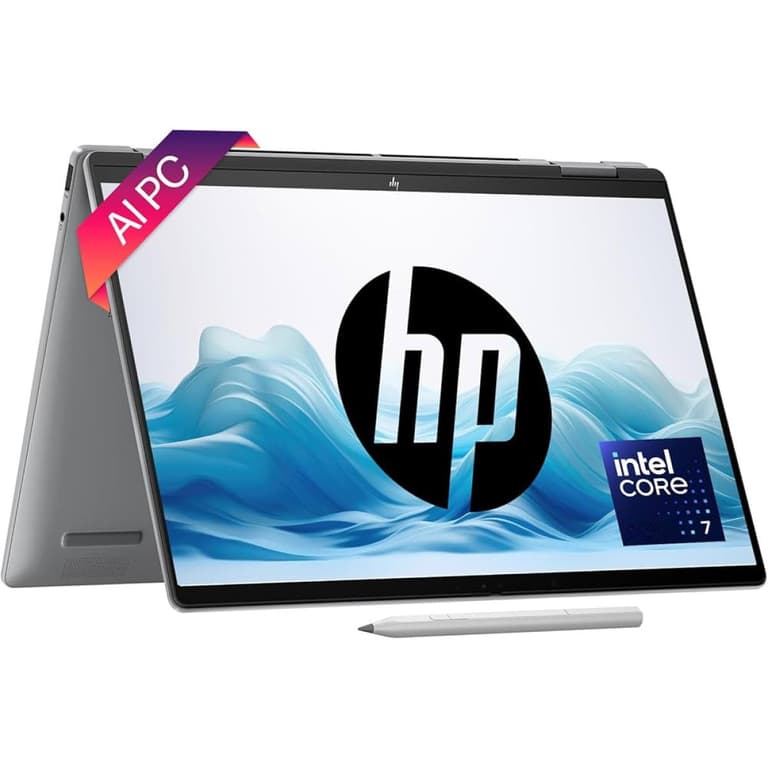 HP Pavilion X360 14 (2024) 14-ek2023ne NEW Intel Core 7 10-Cores 2-in-1 Touch Display w/ 360° Touch Display & Fast Charge - Silver