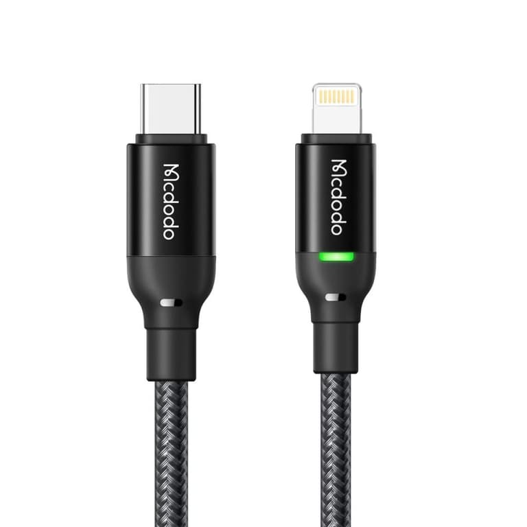 Mcdodo CA-2720 36W PD Type-C to Lightning Fast Data - Charging Cable 1.2m - Black