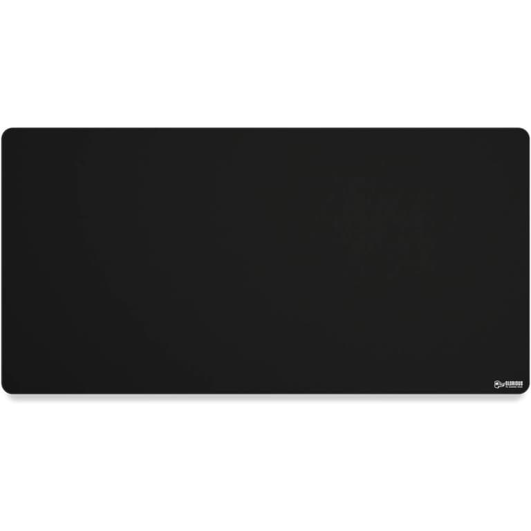 Glorious XXL Extended Cloth Mousepad, Stitched Edges Gaming Mouse Mat/Pad (45x90cm) - Black