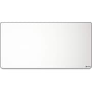 Glorious XXL Extended Gaming White Smooth Cloth & Anti-Slip Rubber Base Mouse pad, Stitched Edges |45x90cm - White product image