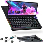 V2COM K3 13" Touchscreen Gaming Mechanical Keyboard 13" Multifunctional Split RGB Backlit N-Key Compact Keyboard For Windows Mac, Foldable Screen Angle product image