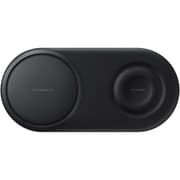 Samsung Wireless Charger DUO Pad, up to 25W with Fast Charge 2.0 Qi compatible, Charge wearable devices like Phones & buds & smart watch, 2 devices at once - Black product image