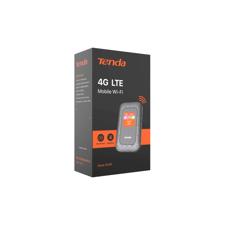 Tenda (4G185) 4G LTE-Advanced 150Mbps Pocket Mobile Wi-Fi Router 10 Hours Long Battery