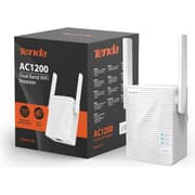 Tenda A18 AC1200 Dual Band Universal Wi-Fi Repeater, Broadband/Wi-Fi Extender, Wi-Fi Booster/Hotspot, with 1 Ethernet Port, works with all broadband providers product image