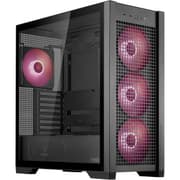 ASUS TUF Gaming GT302 ARGB Mid-Tower Case 4x 140mm ARGB Fans High Airflow & Static Pressure Interchangeable Side Panel Hidden-Connector Support - Black product image