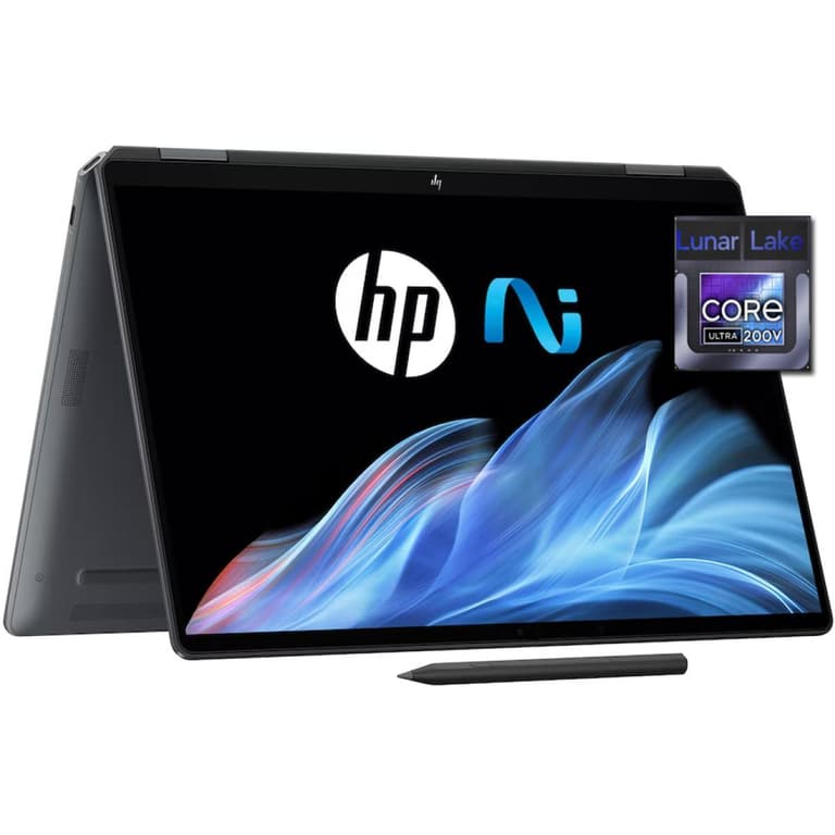 HP OmniBook Ultra Flip (2024) 14-fh0001ne NEW Intel Core Ultra 7 Gen II 256V EVO Next Gen AI w/ 2.8K OLED 120Hz 360° Touch Display - Eclipse Gray