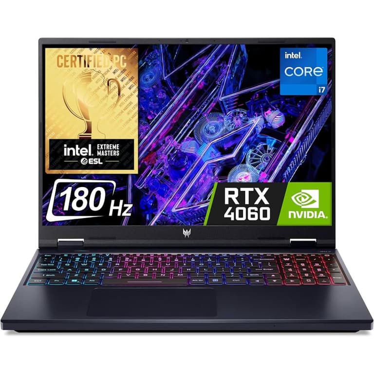 Acer NEW Predator Helios Neo 16 (2024) 14Gen Intel Core i7 14650HX 16-Cores w/ Nvidia RTX 4060 8GB DDR6 & IPS 180Hz Display (Customized) - Abyssal Black