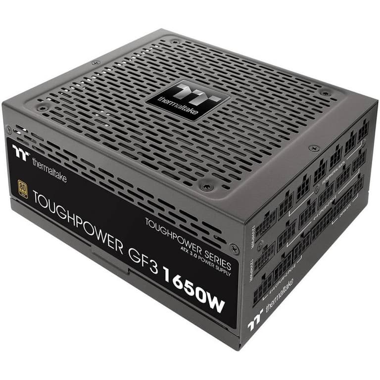 Thermaltake Toughpower GF3 1650W 80+ Gold Full Modular True 600W 12VHPWR Connectors ATX 3.0 PCI-E 5.0 Ready Premium Edition