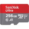 SanDisk 256GB Ultra microSDXC UHS-I Memory Card Up to 150 MB/s C10, U1, Full HD, A1, Micro SD Card product thumbnail 1