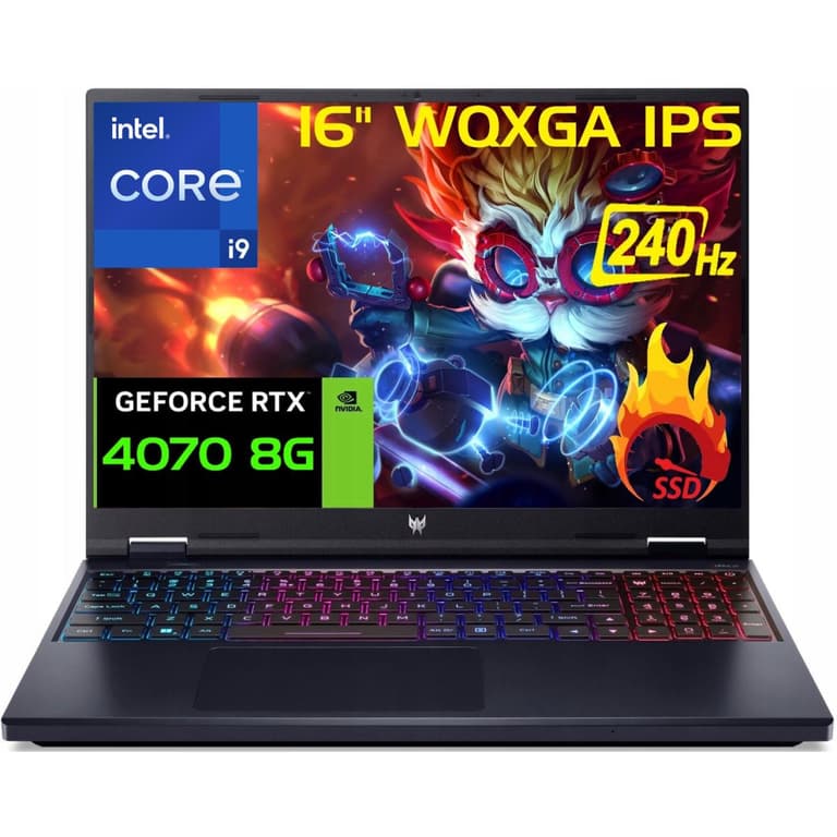 Acer Predator Helios Neo 16 (2024) NEW 14Gen Intel Core i9 14900HX 24-Cores w/ Nvidia RTX 4070 8GB DDR6 & 2.5K IPS 240Hz Display - Abyssal Black